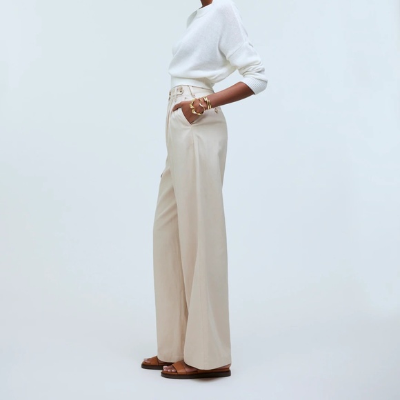 Madewell The Harlow Wide-Leg Pant Sz 0 - Picture 5 of 10